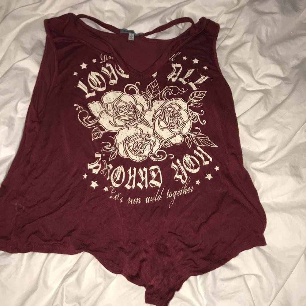 Charrlotte Russe Small Graphic Tanktop💥